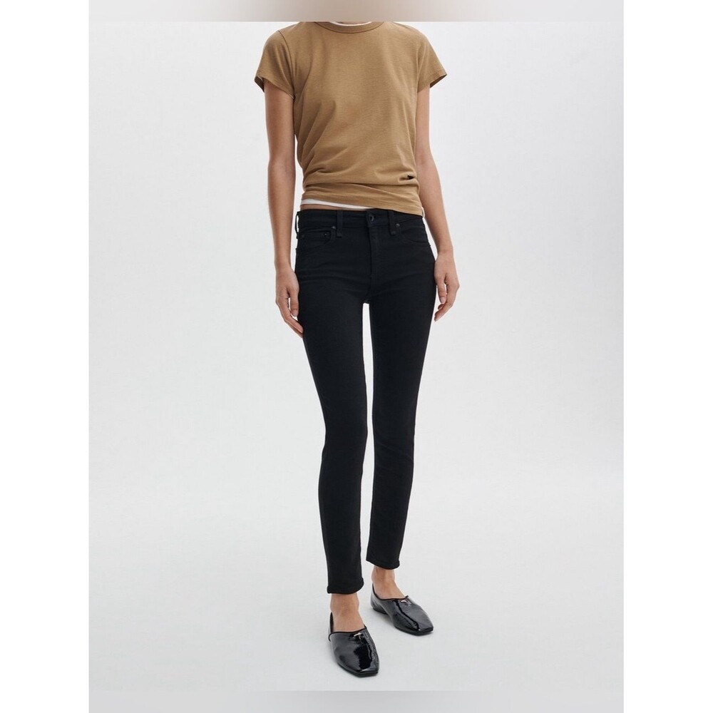 Rag & Bone Black Flexi Cate Mid Rise Ankle Skinny Jean Size 28